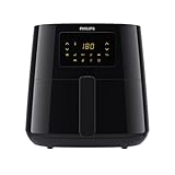Philips Essential Airfryer XL - 6.2L, Fritteuse ohne Öl, Rapid Air Heißlufttechnologie, Touchscreen, NutriU App mit Rezepten (HD9270/90), 2000 W, ‎15 x 15 x 14 cm, Schwarz