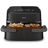 Philips Airfryer 1000 Series Flexible Basket - 7,1 L Fassungsvermögen, RapidAir-Technologie, 10 Kochfunktionen, 90% weniger Fett, kompaktes Design, HomeID-Rezept-App (NA154/00)