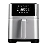 ProfiCook Heißluftfritteuse 8L | Öl- und fettfreie Heissluftfritteuse | Airfryer mit 7 Programmen | Heißluftfritteuse XXL mit geringer Rauch- und Geruchsentwicklung | Heißluftfriteuse PC-FR 1269 H