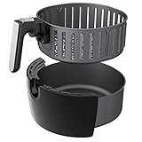 Innsky Heißluftfritteuse Ersatzkorb 5,5 l für Innsky Air Fryer, antihaftbeschichteter Frittierkorb, spülmaschinenfest, IS-EE003,Exklusiv für den Innsky-Heißluftfritteusenkorb