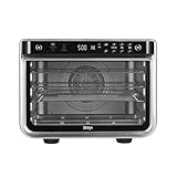 Ninja Foodi 10-in-1 Multifunktions-Ofen, tragbarer Mini-Ofen für Arbeitsflächen, Mehrzweck-Ofen mit 10 Kochfunktionen; Air Fry, Rösten, Grillen, Backen und mehr, Silber/Schwarz DT200EU