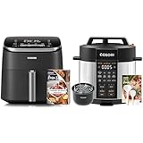 COSORI Heißluftfritteuse XXL Turbo Blaze, 6L Airfryer mit 5 Geschwindigkeitsstufen & Schnellkochtopf, 9-in-1, Multikocher mit 14 Funktionen
