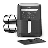 Tefal Easy Fry & Grill XXL 2-in-1 Heißluftfritteuse, Air Fryer + Grill, Flexcook-Einsatz für 2 Speisen gleichzeitig, Friteuse ohne Öl, energiesparend, 8 Programme, EY8018 Heißluftfritteuse XXL